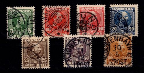 Dänemark 47 - 52 gestempelt