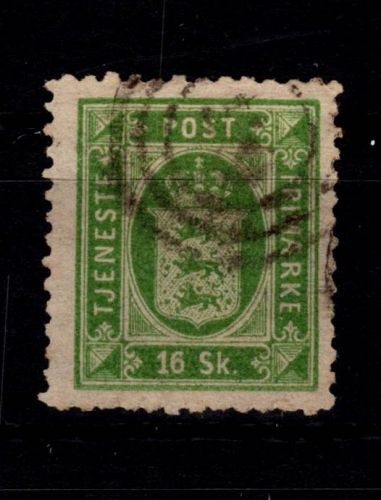 Dänemark Dienstmarken 3 A gestempelt #DDT91