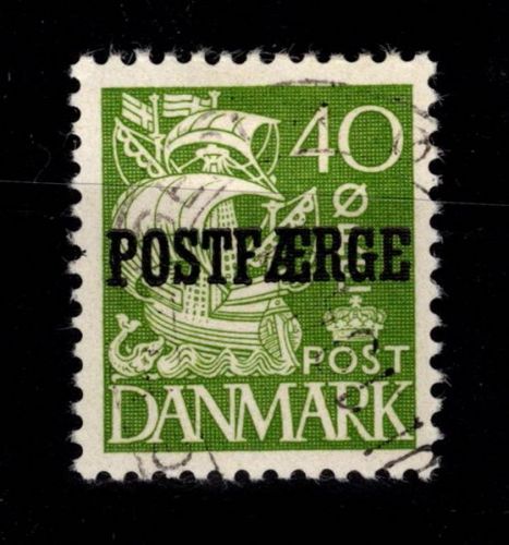 Dänemark Postfähre-(Paket)-Marken 19 II gestempelt #DDU13