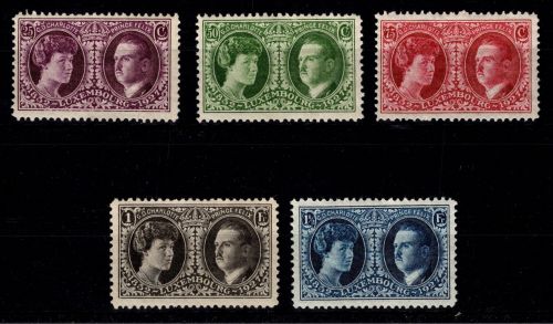 Luxemburg 182-186 postfrisch #OS136