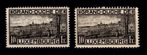 Luxemburg 143 A + B postfrisch #OS137