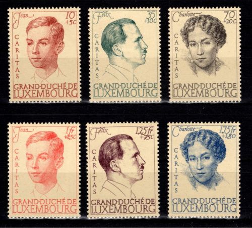Luxemburg 333-338 postfrisch