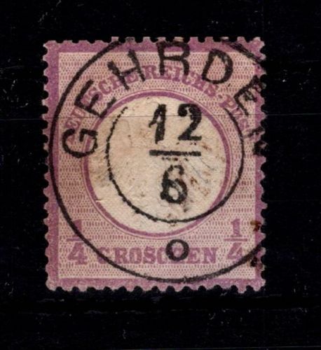 Deutsches Reich 1 gestempelt Gehrden #DDU57