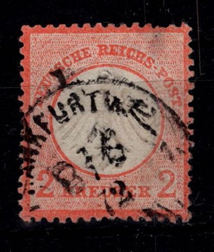 Deutsches Reich 7 gestempelt geprüft Bühler #DDU69