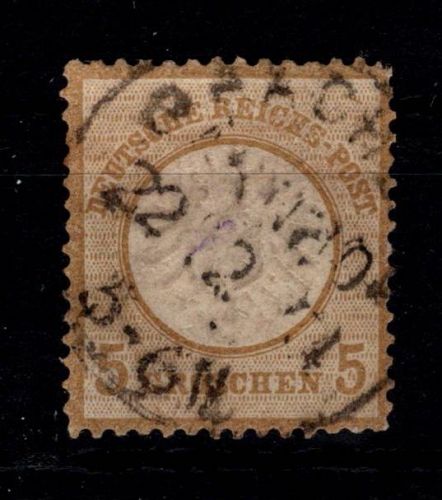 Deutsches Reich 22 gestempelt geprüft Krug BPP #DDU89