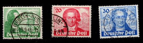 Berlin 61-63 gestempelt 61-63 geprüft Schlegel BPP #DDV56