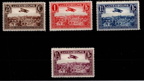 Luxemburg 234-237 postfrisch Motiv Luftfahrt #DCZ46