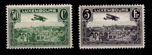 Luxemburg 250-251 postfrisch Motiv Luftfahrt #DCZ47