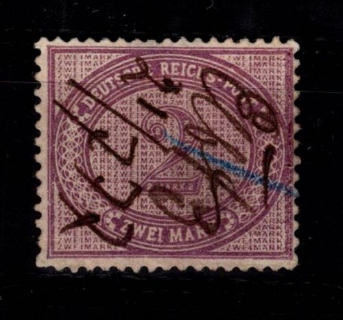 Deutsches Reich 37 a gestempelt leichte Mängel, geprüft Wiegand BPP #DCZ93
