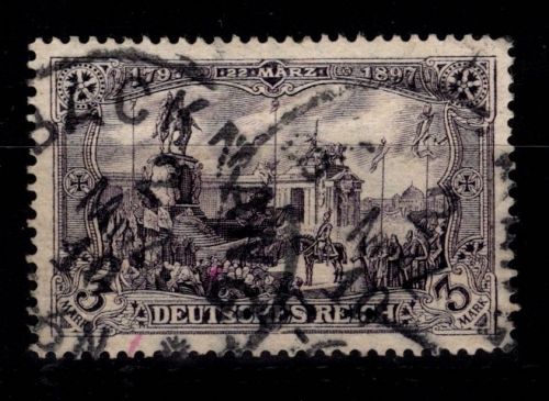 Deutsches Reich 80 Aa gestempelt tiefst geprüft Zenker BPP #DDA21