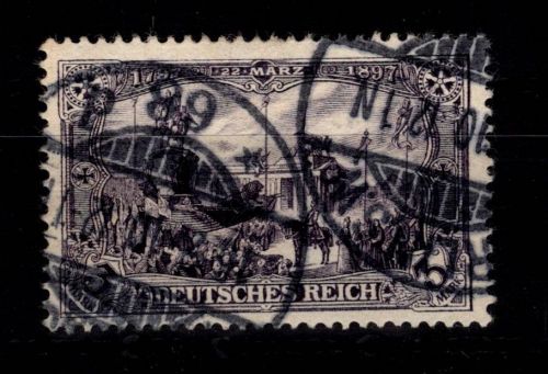 Deutsches Reich 80 B gestempelt tiefst geprüft Zenker BPP #DDA22