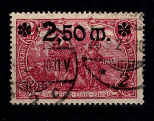 Deutsches Reich 118 b gestempelt geprüft Infla Berlin #DDA54