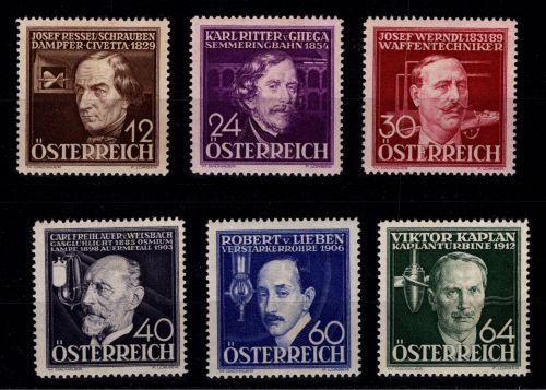 Österreich 632-637 postfrisch #DDW90