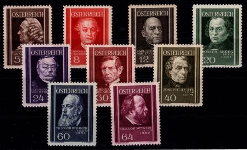Österreich 649-657 postfrisch