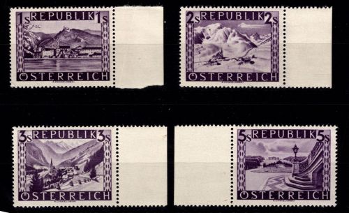 Österreich 850-853 SR postfrisch #DDW96