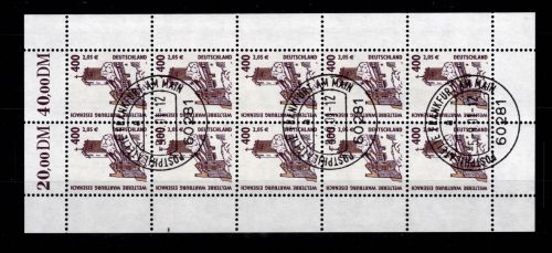 BRD Bund 2211 gestempelt als Kleinbogen #DDW99