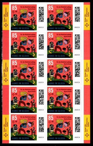 BRD Bund FB 123 postfrisch als Folienblatt #DDX16