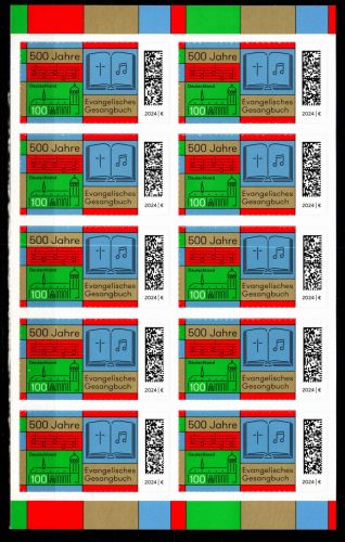 BRD Bund FB 133 postfrisch als Folienblatt #DDX23