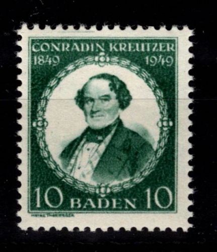 Französische Zone Baden 53 postfrisch #DDY70