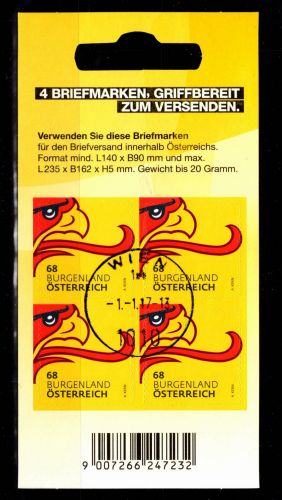 Österreich 3307 gestempelt Folienblatt #DDY89