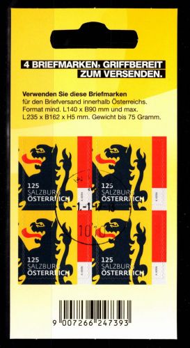 Österreich 3313 gestempelt Folienblatt #DDY91