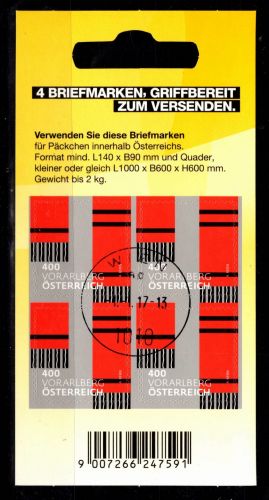Österreich 3320 gestempelt Folienblatt #DDY96