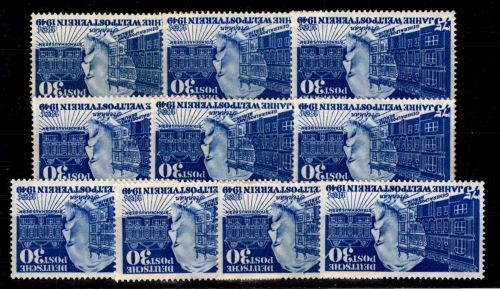 BRD Bund 116 mit Falz im Lot per 10 Stück #DDZ01