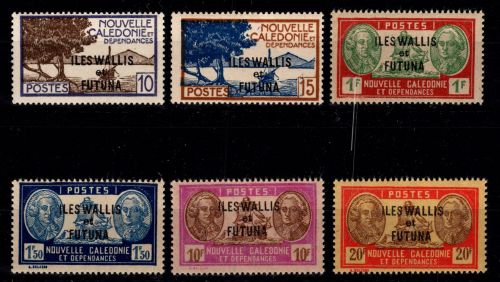 Wallis & Futuna 138-143 postfrisch #DCO70