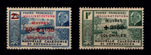 Wallis & Futuna 144-145 postfrisch #DCO71