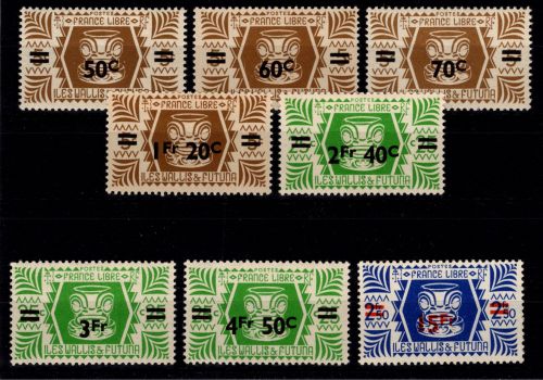 Wallis & Futuna 161-168 postfrisch #DCO74