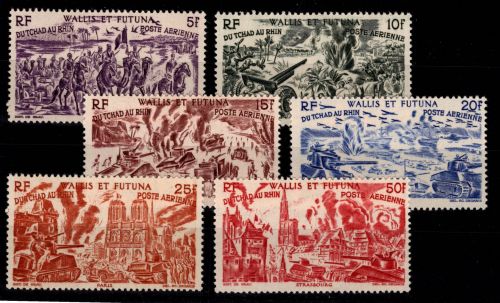 Wallis & Futuna 170-175 postfrisch #DCO76