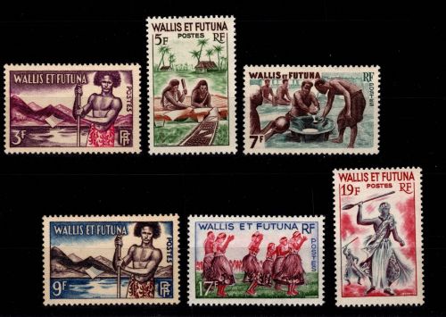 Wallis & Futuna 182-187 postfrisch #DCO82