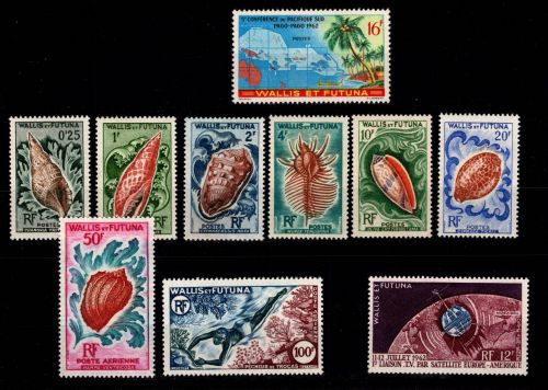 Wallis & Futuna 192-201 postfrisch Jahrgang 1962 #DCO86