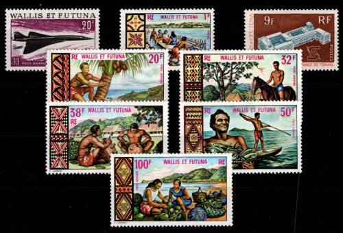 Wallis & Futuna 219-226 postfrisch Jahrgang 1969 #DCO93