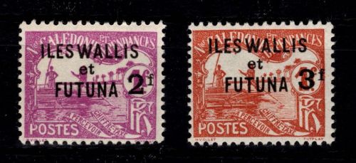 Wallis & Futuna Portomarken 9-10 postfrisch #DCP11
