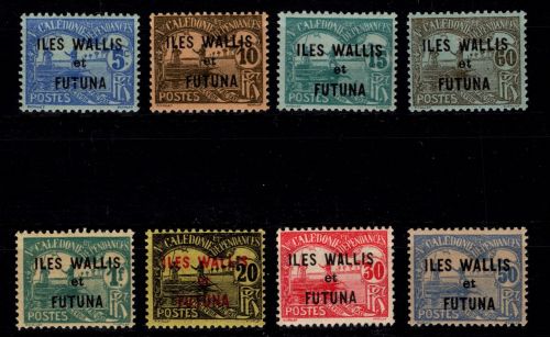 Wallis & Futuna Portomarken 1-8 postfrisch #DCP12