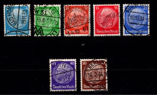 Deutsches Reich 467-473 gestempelt #DDB49