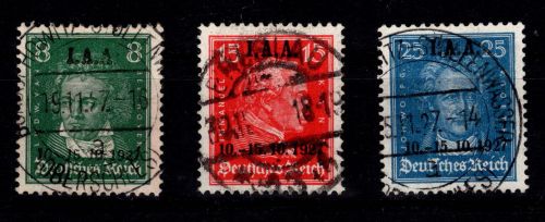 Deutsches Reich 407-409 gestempelt #DDB55