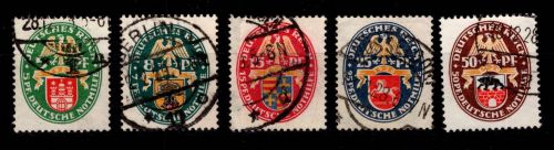 Deutsches Reich 425-429 gestempelt #DDB59