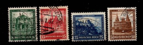 Deutsches Reich 459-462 gestempelt #DDB63