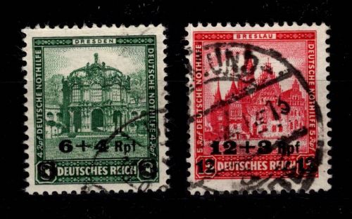 Deutsches Reich 463-464 gestempelt