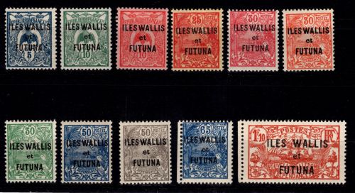 Wallis & Futuna 18-28 mit Falz #DDB89