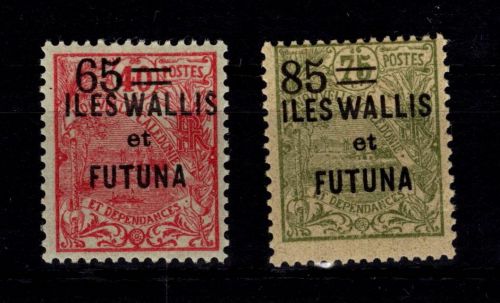 Wallis & Futuna 41-42 mit Falz #DDB92
