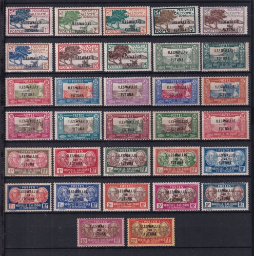 Wallis & Futuna 43-74 mit Falz #DDB93