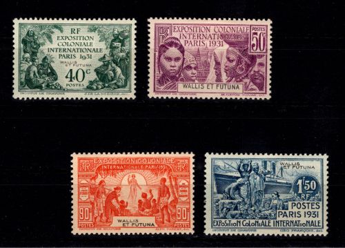Wallis & Futuna 75-78 mit Falz #DDB94