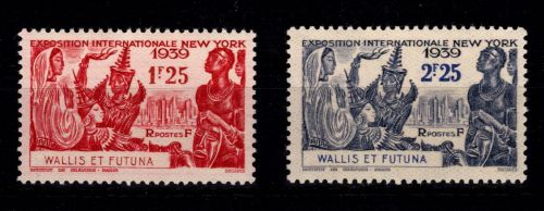 Wallis & Futuna 80-81 mit Falz #DDB95