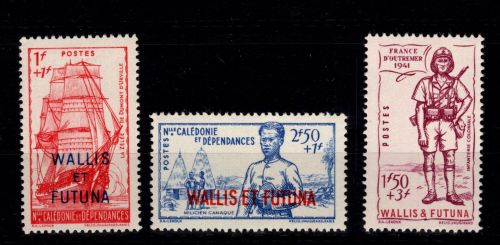 Wallis & Futuna 97-99 postfrisch #DDB98