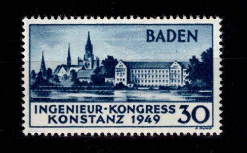 Französische Zone Baden 46 I postfrisch #DEB80