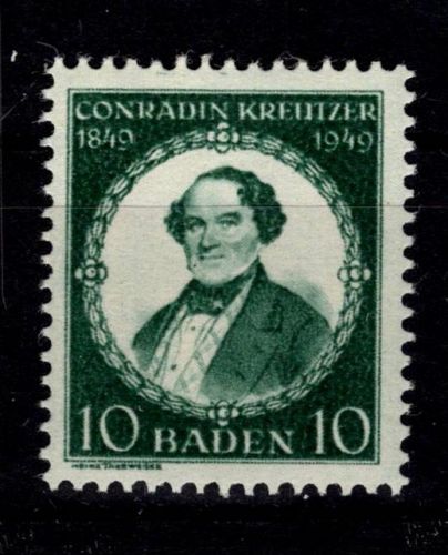 Französische Zone Baden 53 postfrisch #DEB82