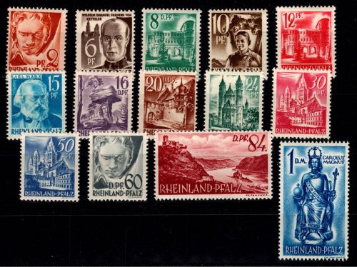 Französische Zone Rheinland Pfalz 16-29 postfrisch #DEB86